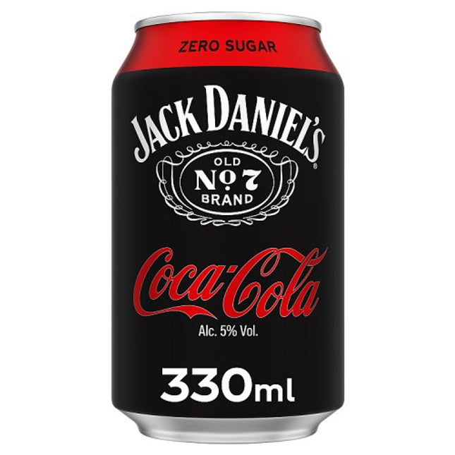 Jack Daniel's and Coca-Cola Zero 330ml