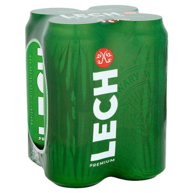 Lech Premium Beer Can 4 x 500ml