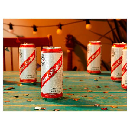 Red Stripe Jamaica Lager Beer Can 4 x 440ml