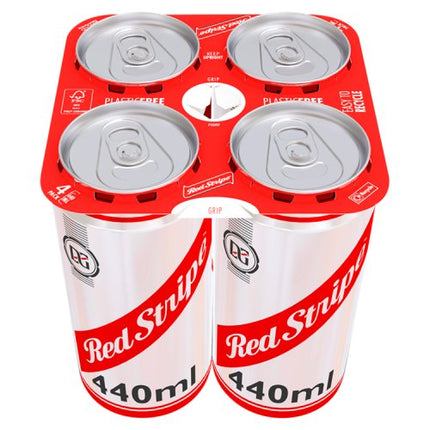 Red Stripe Jamaica Lager Beer Can 4 x 440ml