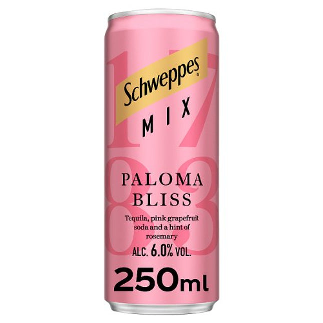 Schweppes Mix Paloma Bliss Can 250ml