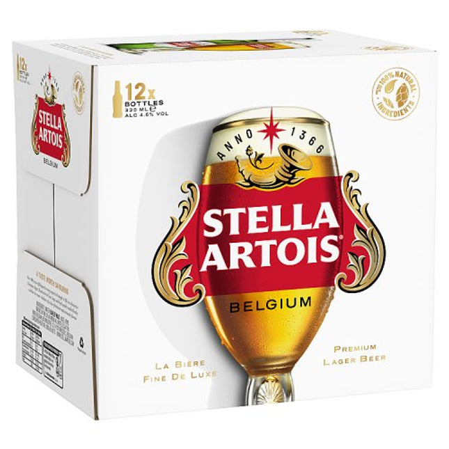 Stella Artois Lager Bottle 12 x 330ml