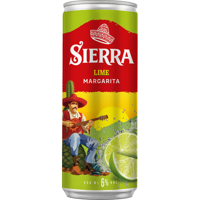 Sierra Tequila Lime Can 250ml