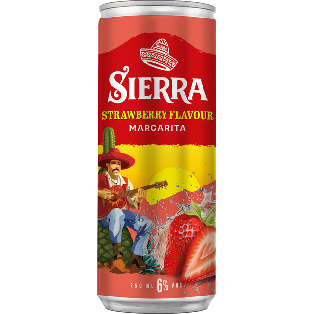 Sierra Tequila Strawberry Can 250ml