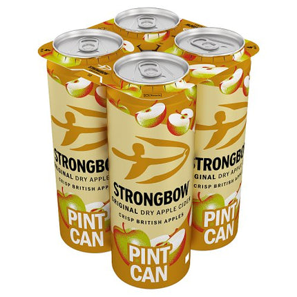 Strongbow Original Apple Cider Pint Can 4 x 568ml
