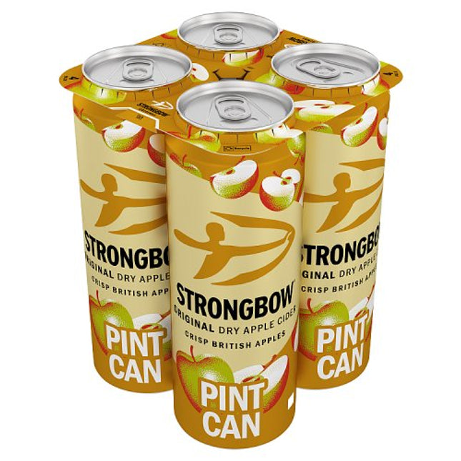Strongbow Original Apple Cider Pint Can 4 x 568ml