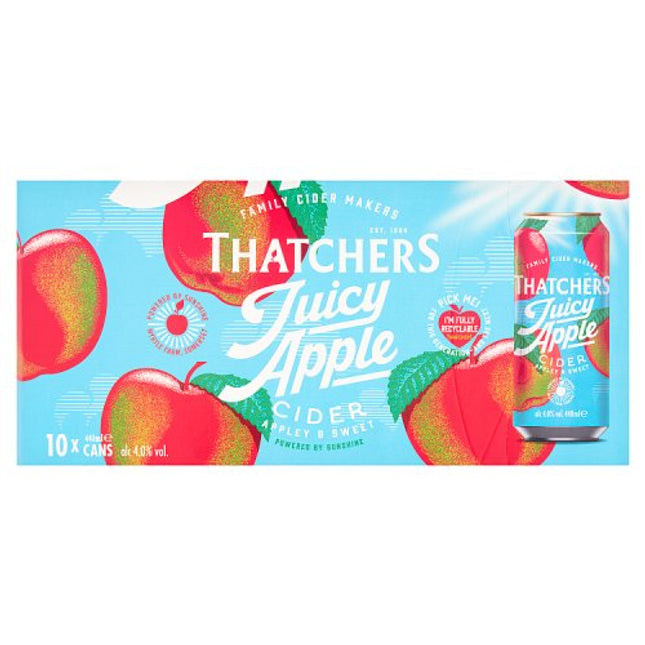 Thatchers Juicy Apple Cider Can 10 x 440ml