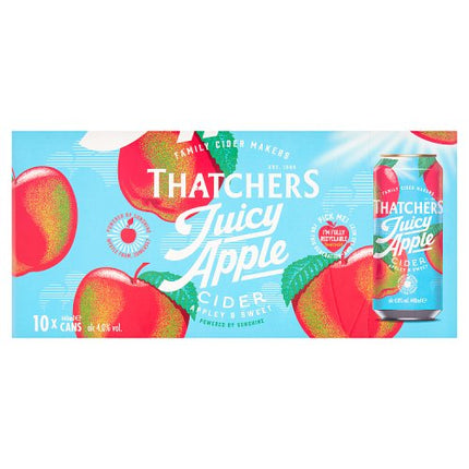 Thatchers Juicy Apple Cider Can 10 x 440ml