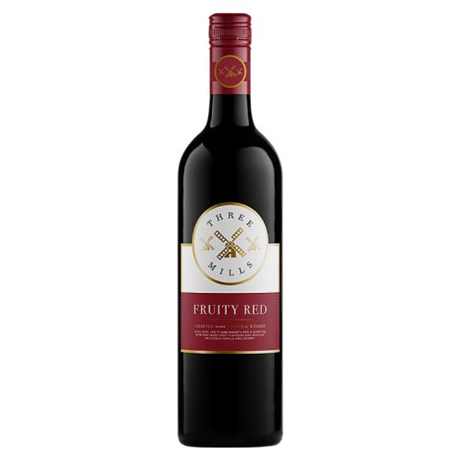 Three Mills 8% Fruity Red Wine 75cl