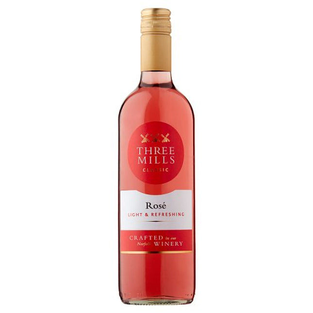 Three Mills 5% Classic Rosé Wine 75cl