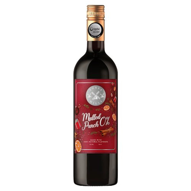 Three Mills 0.0% Alcohol Free Mulled Punch 75cl