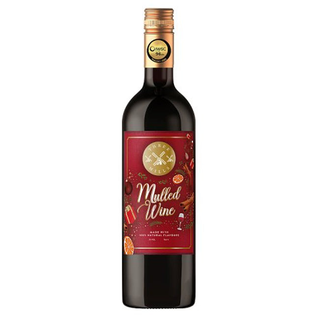 Three Mills Traditional Mulled Wine 75cl
