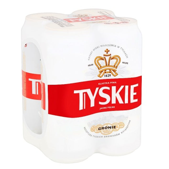 Tyskie Gronie Beer Can 4 x 500ml £6.79