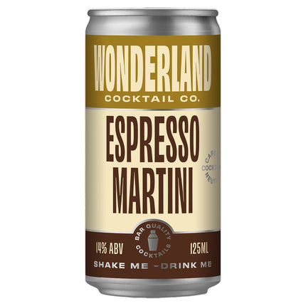 Wonderland Cocktail Co. Espresso Martini 125ml