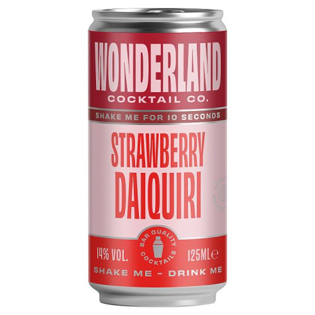 Wonderland Cocktail Co. Strawberry Daiquiri 125ml