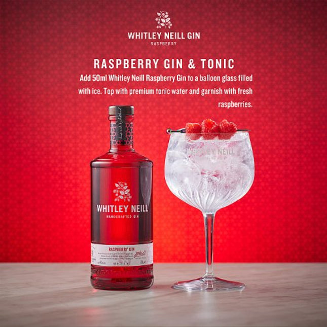 Whitley Neill Handcrafted Raspberry Gin 70cl