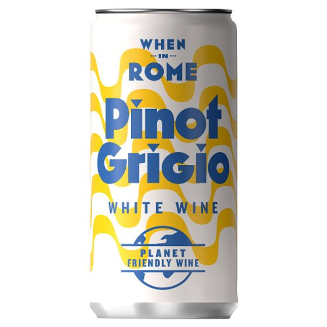 When In Rome Pinot Grigio Can 12 x 187ml