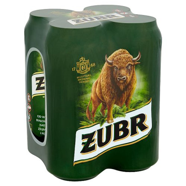 Zubr Beer Can 4 x 500ml £7.29