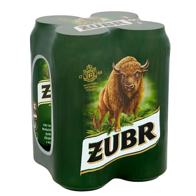 Zubr Beer Can 4 x 500ml £7.29