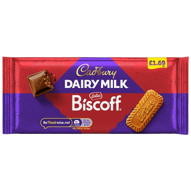 WIGIG Cadbury Dairy Milk Biscoff 95g £1.69
