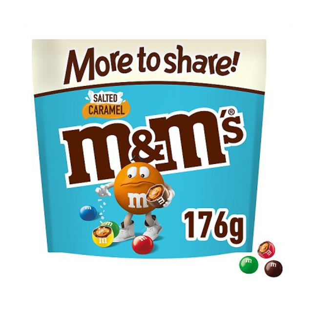 M&M's Salted Caramel Milk Chocolate Sharing Pouch Bag 176g