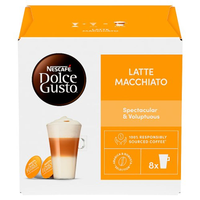 Nescafé Dolce Gusto Latte Macchiato Coffee Pods x16 183.2g