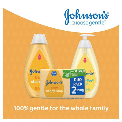 Johnson's Baby Bar Soap with Honey 2x90g